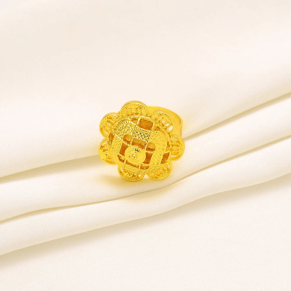 24K Gold Plated Ethiopian Jewelry Set | Bridal Habesha Accessories