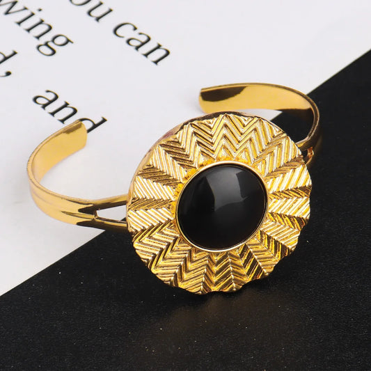 High-Quality Gold Ethiopian Jewelry Set for Girls | Earrings & Necklace