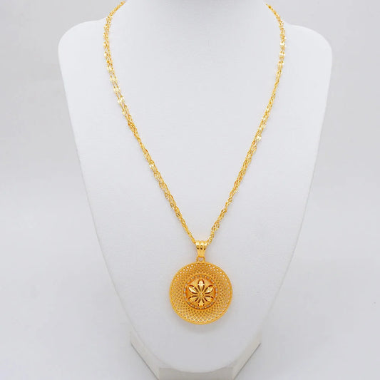 Ethiopian Jewelry Set for Women | Necklace Earrings Ring Bridal Gift