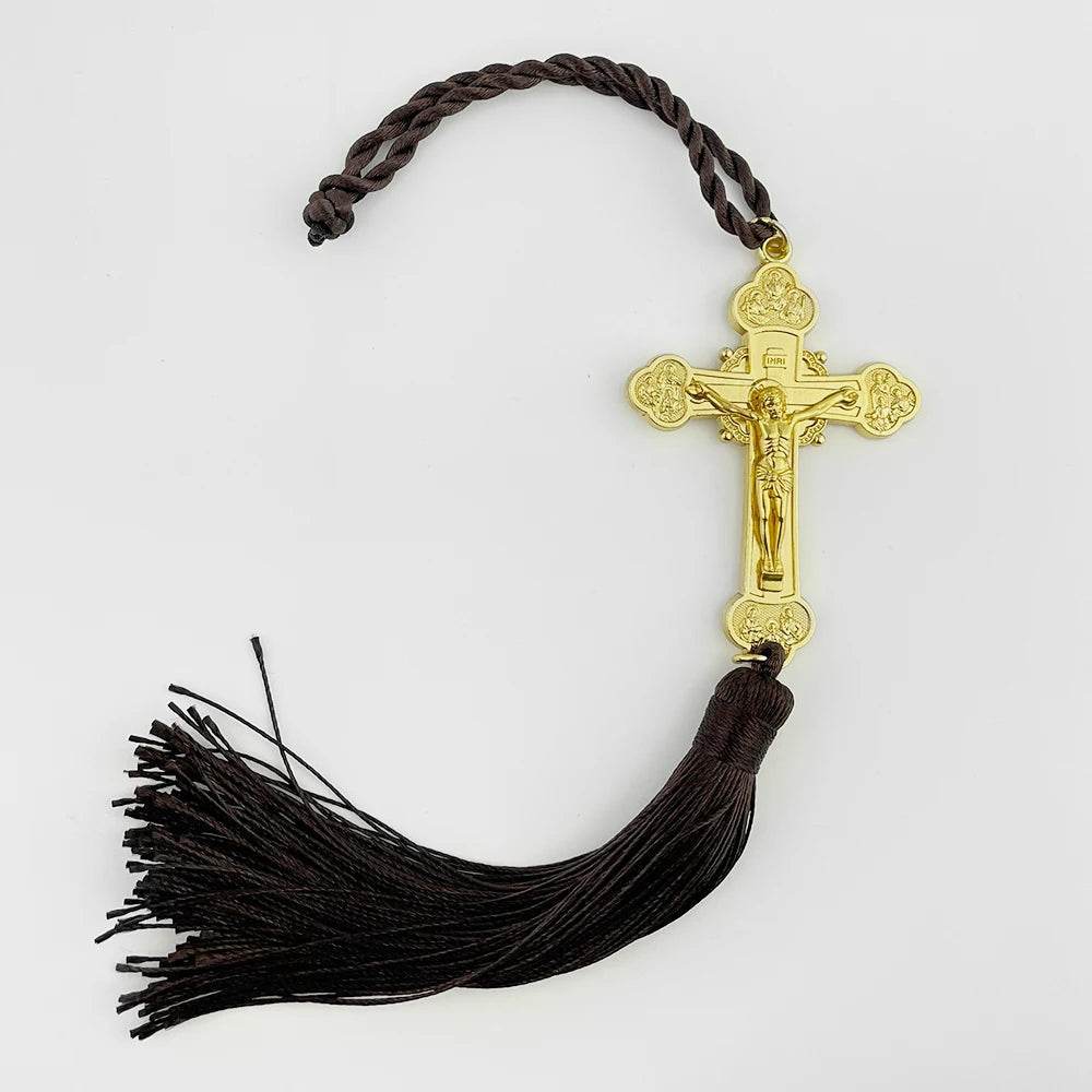 Cross Jesus Pendant Christ Statue Crucifix Car Pendant - EthGebya