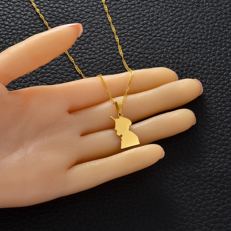 Ethiopia Oromia Pendant & Necklace | Oromo Jewelry for Men & Women - EthGebya