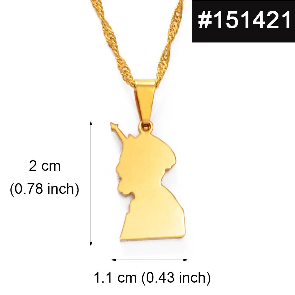 Ethiopia Oromia Pendant & Necklace | Oromo Jewelry for Men & Women - EthGebya