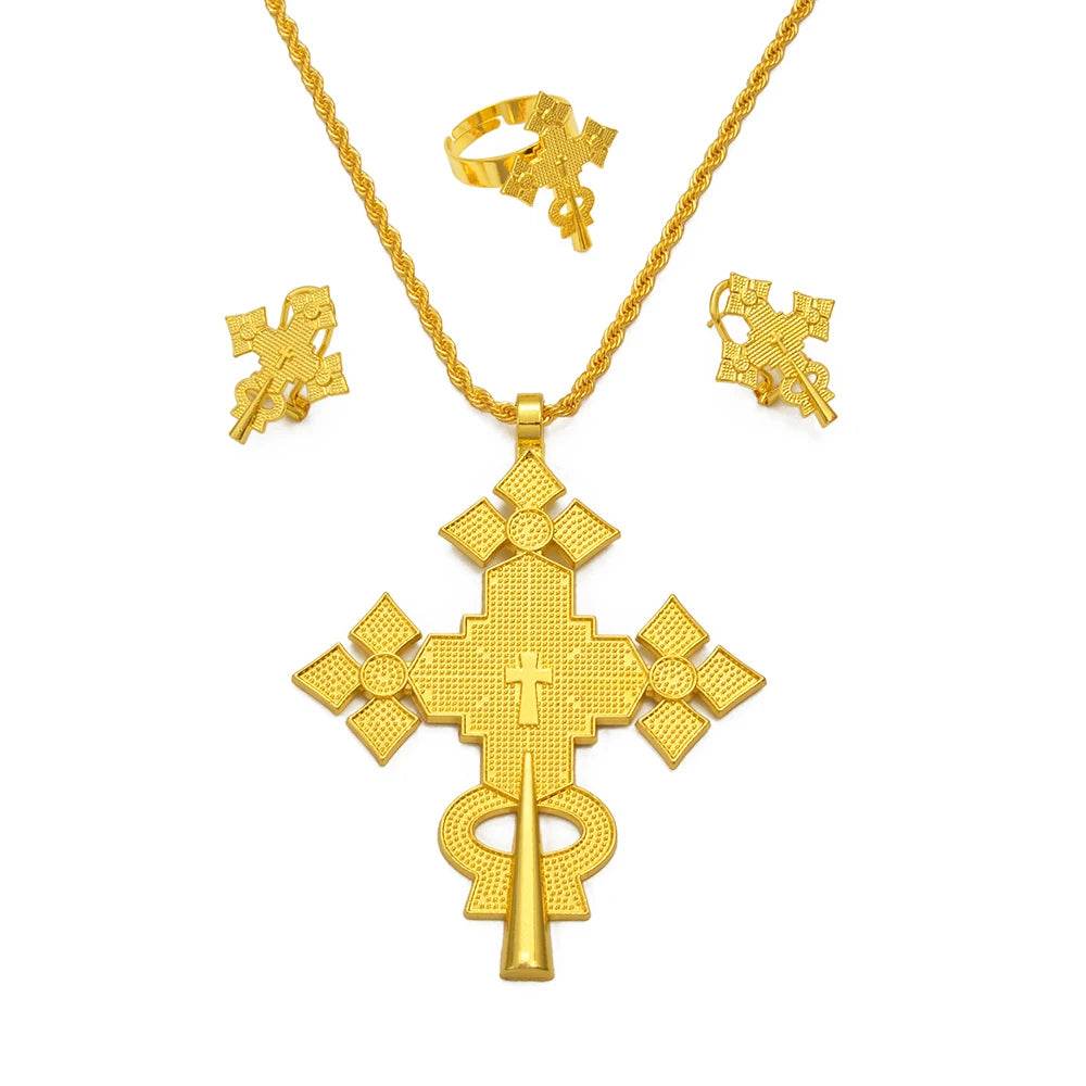 Ethiopian & Eritrean Jewelry Set - EthGebya