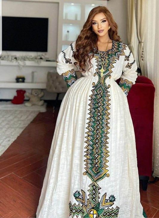 Gondar Habesha Kemis - የጎንደር ፈትል ቀሚስ - EthGebya