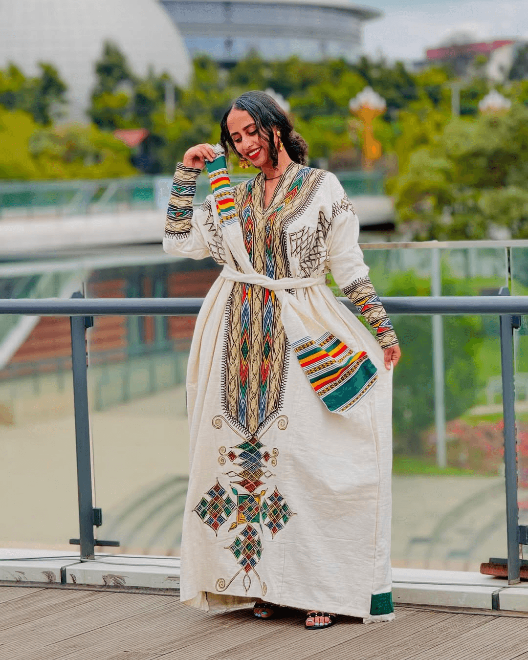 Gonder Habesha Kemis - የጎንደር ፈትል ቀሚስ - EthGebya