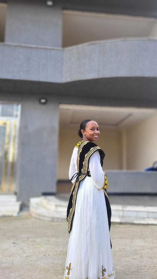 Cultural Habesha kaba for Women, Eritrean & Ethiopian Traditional