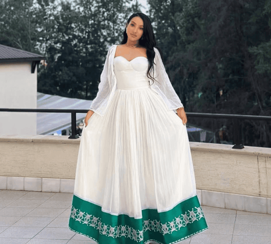 Menen Kemis Tilf Habesha Dress - EthGebya
