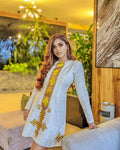 Modern Yellow Lightweight Short Habesha Kemis Ethiopian Dress ethgebya habesha kemis gebeya