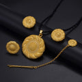 2025 Ethiopian Cross Jewelry Set | Necklace, Earrings, Ring & Forehead - Chain - EthGebya
