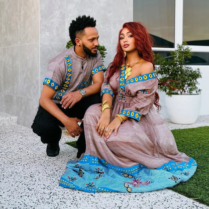 Habesha inspired fashion, Ethiopian custom made dress, Habesha modern Kemis, bridal dress, wedding outfit, Ethiopian embroidered gown, ceremony dress, Habesha festive dress, Ethiopian cultural gown, elegant attire, Habesha handmade , heritage dress, festive gown, Eritrean festive outfit, lace Kemis, designer dress, artisan clothing, festive gown, premium , traditional cotton attire, embroidered gown, handmade clothing, festive clothing, Eritrean embroidered dress, Habesha new year outfit,