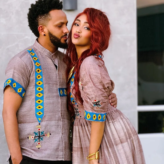 Habesha inspired fashion, Ethiopian custom made dress, Habesha modern Kemis, bridal dress, wedding outfit, Ethiopian embroidered gown, ceremony dress, Habesha festive dress, Ethiopian cultural gown, elegant attire, Habesha handmade , heritage dress, festive gown, Eritrean festive outfit, lace Kemis, designer dress, artisan clothing, festive gown, premium , traditional cotton attire, embroidered gown, handmade clothing, festive clothing, Eritrean embroidered dress, Habesha new year outfit,