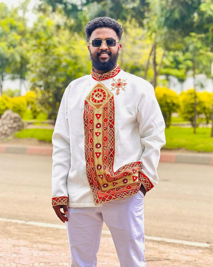 Traditional Habesha Men’s Clothing | New Ethiopian & Eritrean Attire Ethgebya