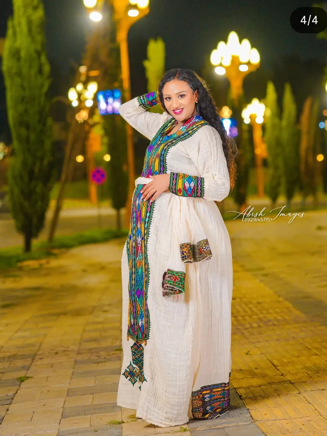 Plus Size Axum Habesha Kemis | Modern Ethiopian Traditional Dress