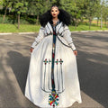 Habesha Kemis: Ethiopian Traditional Clothing, Eritrean Attire, Habesha Cultural Dress, Custom Fit, Fetil Kemis, Handwoven Ye Gondar Dress,