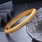 Ethiopian Gold Color Bangles | Women’s Wedding & Ethnic Jewelry Gifts