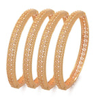 Ethiopian Gold Color Bangles | Women’s Wedding & Ethnic Jewelry Gifts
