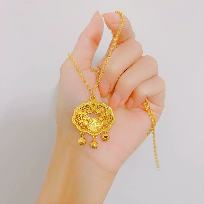 Gold Compass Necklace | Women’s Luxury Pendant & Sweater Chain