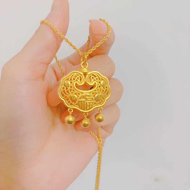 Gold Compass Necklace | Women’s Luxury Pendant & Sweater Chain