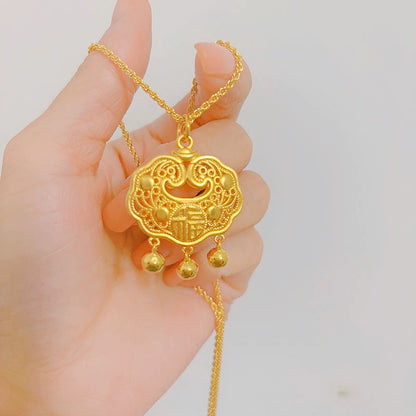 Gold Compass Necklace | Women’s Luxury Pendant & Sweater Chain