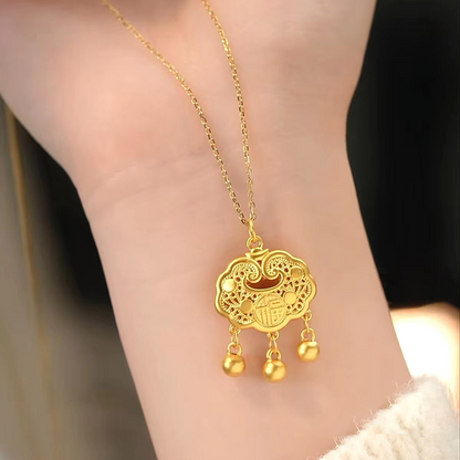 Gold Compass Necklace | Women’s Luxury Pendant & Sweater Chain