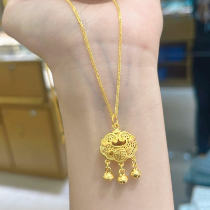 Gold Compass Necklace | Women’s Luxury Pendant & Sweater Chain