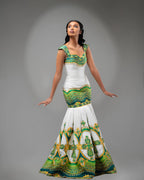 Green & Gold Habesha Couple Outfit New Matching Ethiopian Attire ethgebya gebeya