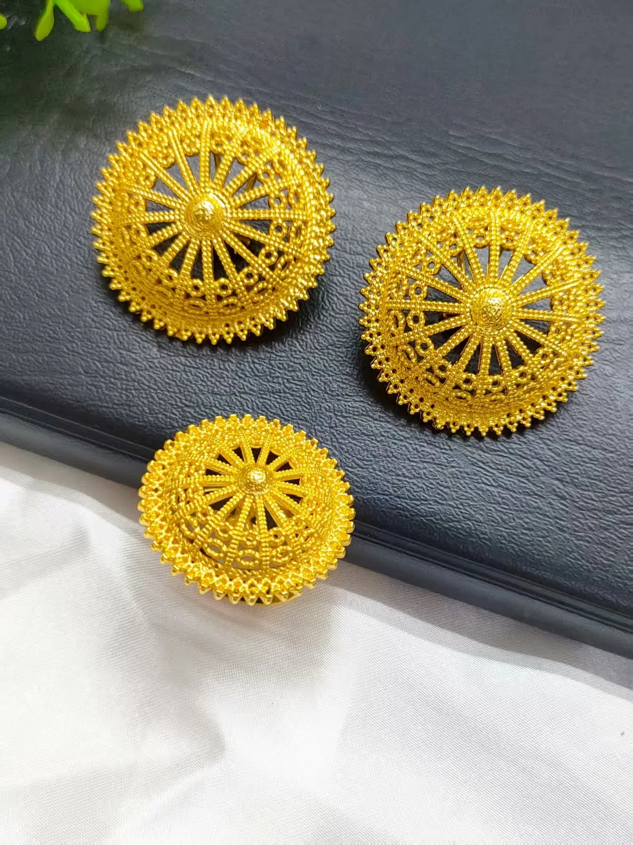 Gold Ethiopian Bridal Jewelry Set | Habesha Eritrean Wedding Set