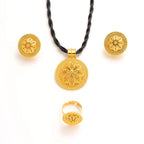 24K Gold Plated Ethiopian Jewelry Set | Elegant Eritrean Wedding Gift