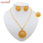 Ethiopian Jewelry Set for Women | Necklace Earrings Ring Bridal Gift