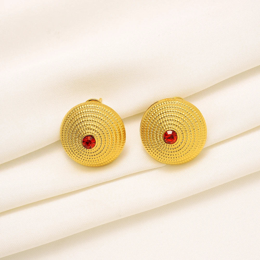 Ethiopian & Eritrean Gold Jewelry Set | Stone Bridal Habesha Gifts