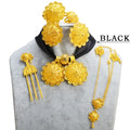 Ethiopian Jewelry Set for Women | Necklaces Earrings Ring Bracelets Hairpins