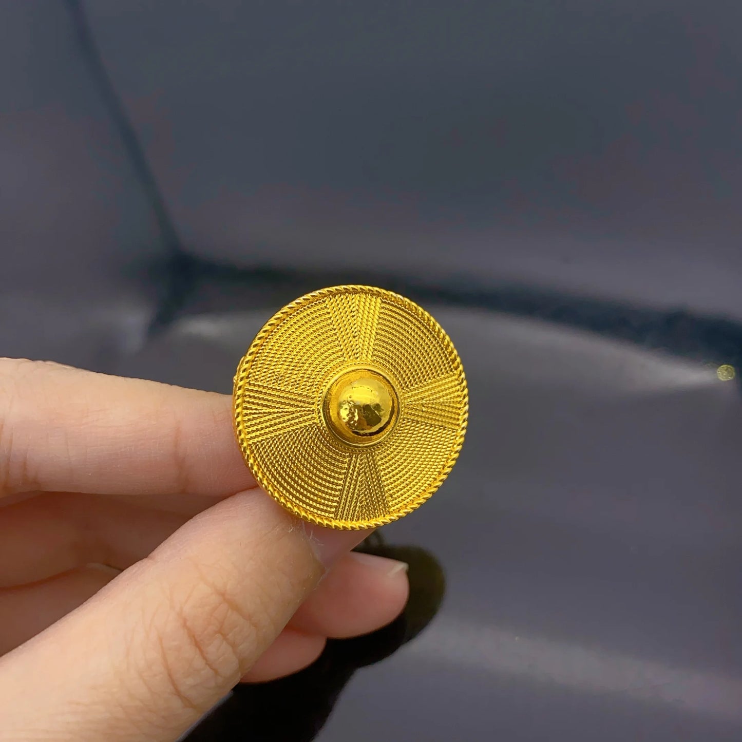 Luxury 24K Gold Ethiopian Necklace & Earrings Set | Bridal Jewelry