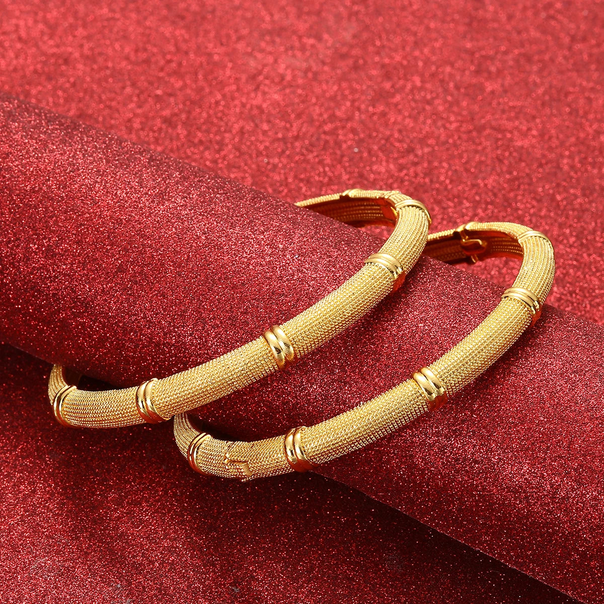 Ethiopian Gold Color Bangles | Habesha Women’s Traditional Bracelets