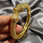 Luxury 24K Gold-Color Ethiopian Bangles | New Bridal Width Set