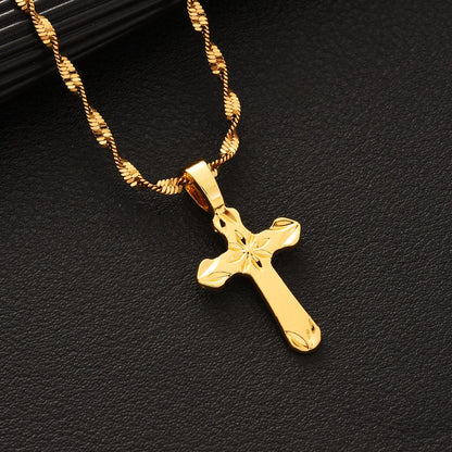 Ethiopian Cross Pendant Necklace | Habesha Eritrean Wedding Jewelry