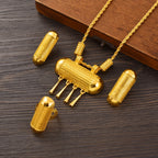 Vintage 24K Gold Plated Ethiopian Jewelry Set | New Bridal Gift Set