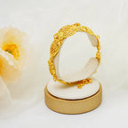 Gold Color Ethiopian Jewelry Set | Necklace Earrings Rings Bracelets