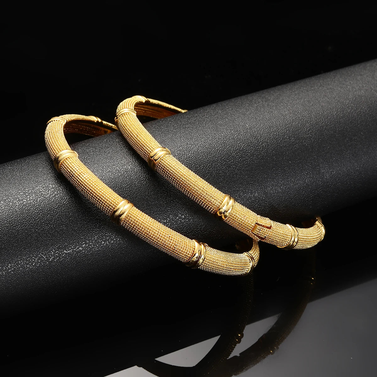Ethiopian Gold Color Bangles | Habesha Women’s Traditional Bracelets