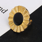 High-Quality Gold Ethiopian Jewelry Set for Girls | Earrings & Necklace