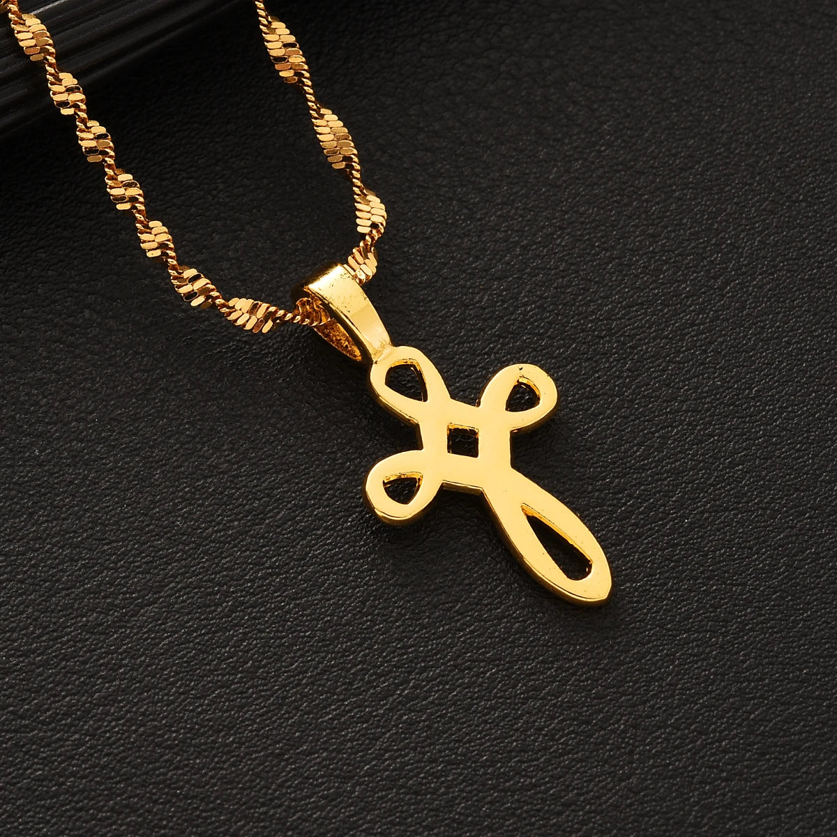 Ethiopian Cross Pendant Necklace | Habesha Eritrean Wedding Jewelry