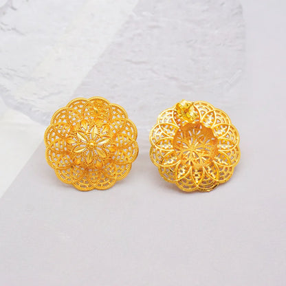 Ethiopian Jewelry Set for Women | Necklace Earrings Ring Bridal Gift