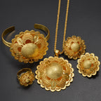 Ethiopian Jewelry Set | Habesha Necklace, Earrings, Bracelet & Ring