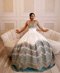 Ethiopian & Eritrean Green Wedding Dress, Habesha Traditional Kemis