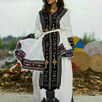 Authentic Ethiopian Dress from Axum | Fetil Habesha Kemis – የአክሱም ፈትል ቀሚስ - EthGebya