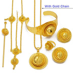 Complete Eritrean & Ethiopian Jewelry Set | Exquisite Six - Piece Jewelry Set - EthGebya