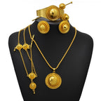 Complete Eritrean & Ethiopian Jewelry Set | Exquisite Six - Piece Jewelry Set - EthGebya