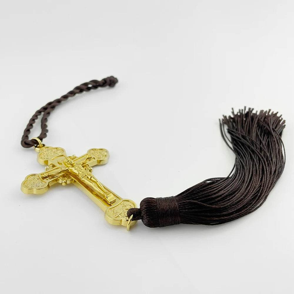 Cross Jesus Pendant Christ Statue Crucifix Car Pendant - EthGebya