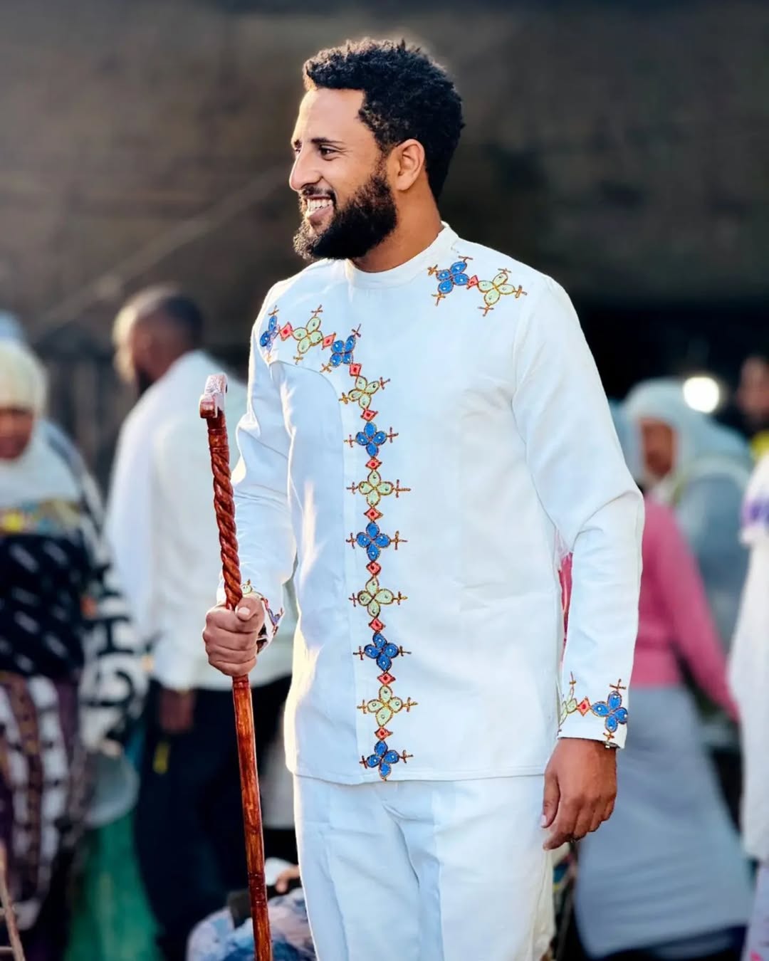 Luxury Habesha Men’s Shirt | Modern Ethiopian Traditional Outfit
