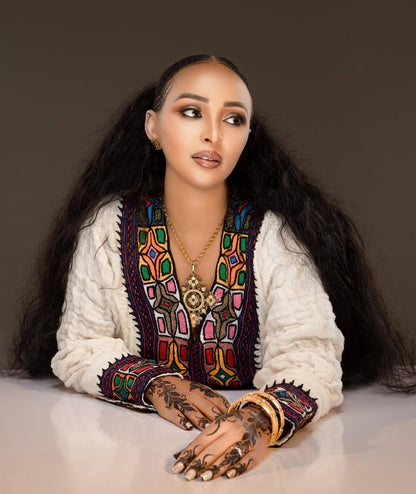 Axum Fetil Habesha Dress | Handmade Ethiopian Eritrean Attire