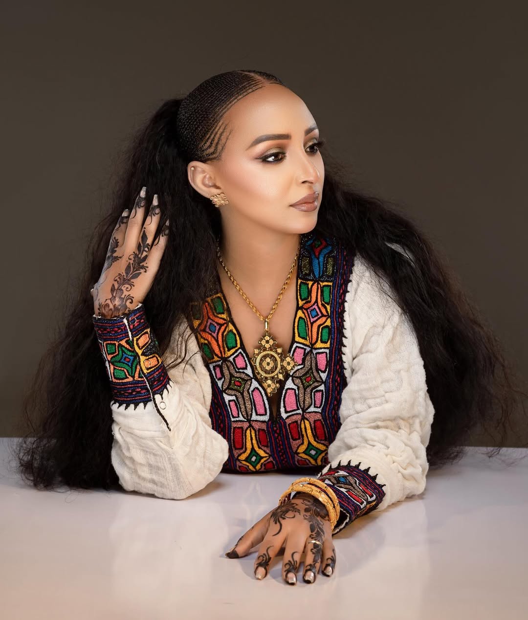 Axum Fetil Habesha Dress | Handmade Ethiopian Eritrean Attire